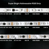 Nueva Tira de Luz LED Lineal RGBW 2026, Tira de Luz LED RGB WS2811 DMX Flexible y Direccionable, 12 V RGB