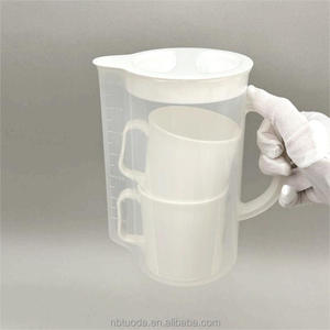 Td1 nhà sản xuất bán buôn 1600ml công suất lớn bị rò rỉ bằng chứng bình nước sữa nhựa <span class=keywords><strong>Jug</strong></span> với hai ly - Product Image 5