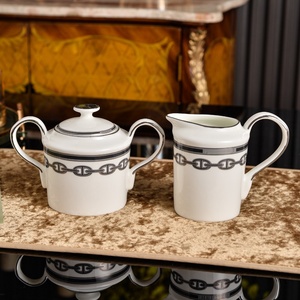 Venta al por Mayor de Vajilla de Cerámica Estilo Europeo, Serie Mariposa, 32 Piezas, Vajilla de Porcelana para Uso Doméstico - Product Image 4