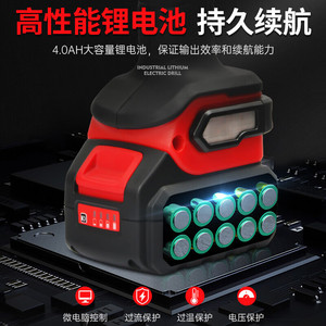 Meuleuse d'angle sans fil YAT 20V à batterie lithium-ion rechargeable pour découpe et polissage - Product Image 3