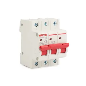 AC 2a 16a c45 2p 3p 4p miniature mcb changeover switch circuit breaker