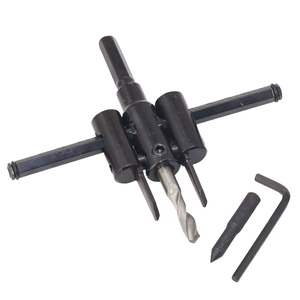 Verstelbare Houtbewerking Gat Opener Vliegtuig Type Cirkel Gat Zaagsnijder Geïntegreerd Plafond Gipsplaat Boormachine - Product Image 1