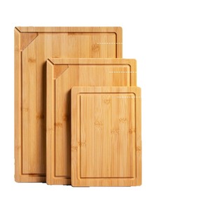 Juego de Tablas de Cortar de Bambú Rectangulares Antibacterianas con Soporte - Product Image 5