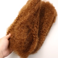 Jiffy Hair Brown Color Cheveux Naturel Crochet Micro Twist Cheveux Humains Rasta Kinky Curly Hair Bulk