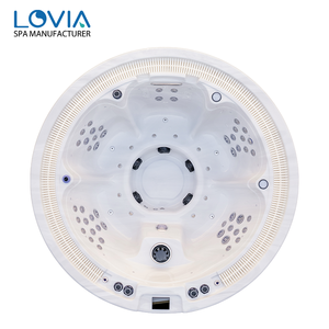 <span class=keywords><strong>Vasca</strong></span> <span class=keywords><strong>da</strong></span> Bagno Rotonda Freestanding di Alta Qualità per Esterni con Idromassaggio e Spa per Hotel di Lusso a Prezzo di Fabbrica - Product Image 2