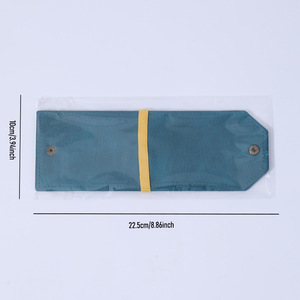 <span class=keywords><strong>Portafoglio</strong></span> in Pelle PU con Chiusura <span class=keywords><strong>a</strong></span> <span class=keywords><strong>Scatto</strong></span>, Porta Contanti e Carte di Credito, Sottile e Pratico per Uso Quotidiano - Product Image 3