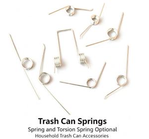 Molla a torsione personalizzata per coperchio bidone della spazzatura, ricambio zincato nichelato, molla di ritorno per coperchio <span class=keywords><strong>pattumiera</strong></span>, accessori hardware - Product Image 1
