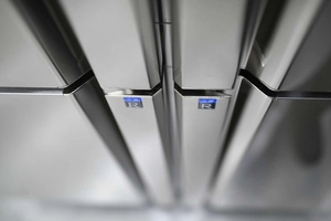 Commercial Upright 4 Door <b>Freezer</b> Refrigerator for Hotel Kitchen Use Sliding Door Refrigerator - Product Image 5