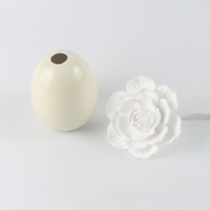 <span class=keywords><strong>Diffuseur</strong></span> d'huiles essentielles en plâtre parfumé en céramique et porcelaine, motif floral, pour parfumer l'ambiance, en bouteille de verre de 100 ml, en stock - Product Image 3