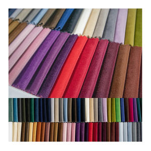 네덜란드 벨벳 무지 소파 커버링 원단 홈 텍스타일 천연 스트링 방진 화장품 포장 파우치 다이닝 원단 - Product Image 1