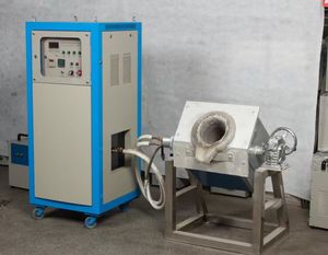 Four de fusion industriel professionnel, compact, portable, à induction et diffusion, haute efficacité, pour l'or, le cuivre et l'aluminium, Rapi - Product Image 2