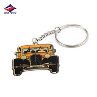 Longzhiyu 17 ans fabricant voiture Logo porte-clés marque personnalisée porte-clés en métal 3D plein métal porte-clés Souvenir artisanat usine en gros