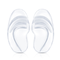 Coussinets en gel transparent pour l'avant-pied, autocollants antidérapants, soulagement de la douleur métatarsienne, réducteurs de taille de chaussure, coussinets doux pour les pieds, pour femmes, talons hauts