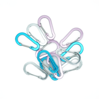 Clips de mousqueton en alliage d'aluminium de luxe multi-usages, crochets pour porte-clés, accessoires pour la maison, le camping-car, le camping, la pêche, les voyages, les sacs suspendus