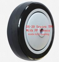 Charge élevée 80kg Roulettes durables PU Type de plaque plate Roulettes rotatives Frein en acier Pivotant OEM Personnalisable pour une utilisation intensive