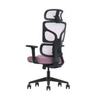 Chaise de bureau ergonomique de conception moderne, fauteuil inclinable en maille dégradée, chaise pivotante réglable pour le travail, chaise de bureau EXECUT, Silla Oficina