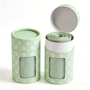 Boîte cadeau cylindrique en papier kraft écologique de haute qualité, emballage personnalisé pour sous-vêtements, chaussettes et vêtements - Product Image 2