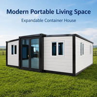 Maison conteneur extensible, maison préfabriquée, cabane portable extensible, maison conteneur pliable, maisons modulaires mobiles compactes