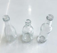 Bouteilles de vin en verre transparent miniatures de 50 ml et 100 ml |   Petites bouteilles vides pour spiritueux avec bouchons en liège pour échantillons de whisky