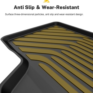 Coussin de pied TPE tout temps de vente chaude pour <span class=keywords><strong>KIA</strong></span> <span class=keywords><strong>NIRO</strong></span> EV 2019-2022 tapis de sol de voiture de gouvernail RHD personnalisable Durable de haute qualité - Product Image 3