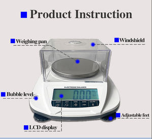 مقياس معملي دقيق من Beiheng مع دقة رقمية لقياس التوازن ووزن المعمل وشاشة LCD وجرام - Product Image 4