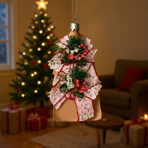 Homeera Christmas Ornament L13*H15cm Plastic Hanging Decoration For Tree Decor - Product Image 2