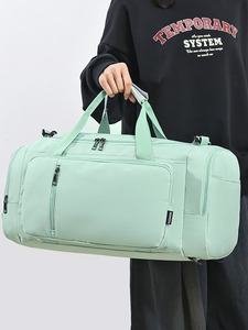 กระเป๋าเดินทางแบบแยกส่วนแห้ง-เปียก พร้อมช่องใส่รองเท้า เหมาะสำหรับกีฬา ฟิตเนส ออกกำลังกาย ท่องเที่ยว พักค้างคืน หรือใช้เป็นกระเป๋าเดินทางสุดสัปดาห์ - Product Image 4