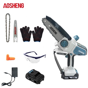 <span class=keywords><strong>Motosierra</strong></span> eléctrica de mano, minisierra eléctrica mejorada de 4/6 pulgadas y 20V, funciona con <span class=keywords><strong>batería</strong></span>, el <span class=keywords><strong>mejor</strong></span> regalo, herramienta de trabajo de patio - Product Image 1