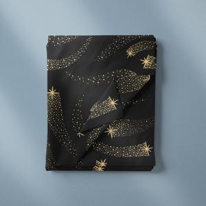 Nueva <span class=keywords><strong>Tela</strong></span> de Popelina de Algodón Estampada con Diseño de Luna y Estrellas, Ecológica, Ligera y Orgánica para Vestidos de Mujer y Niña - Product Image 3