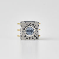 Interruptor de Código Rotatorio SMD R7M3-10-R de Alta Calidad, 25mA, 24VDC