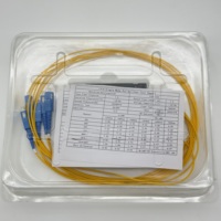 1x4 PLC Divisor óptico 1M ABS Caja con conector SC/UPC Caja Tipo Divisor de fibra