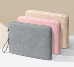 Popular ocio suave funda protectora para portátil funda PU cuero portátil mangas con asa - Product Image 1