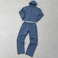 Ensemble de survêtement coupe-vent personnalisé pour homme : pantalon et veste athlétiques, séchage rapide, confortables pour l'entraînement, les activités de plein air et la course à pied