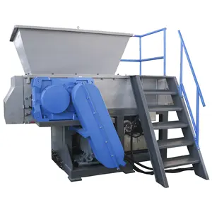 Triturador de eixo único pequeno/máquina trituradora de resíduos plástica/trituradora resistente de metal