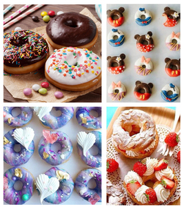 Moule à pâtisserie individuel en aluminium antiadhésif pour donuts, modèle DD2430, vente en gros - Product Image 6