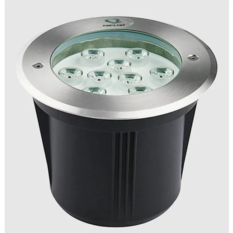 LED Underwater Spotlight Power 9W Tamanho pequeno IP68 impermeável DMX512 Warmpool 12 w 9W 304 luz de água