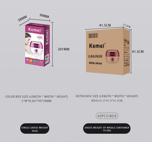 <span class=keywords><strong>KEMEI</strong></span>-Rasoir pour femmes, KM-285, épilateur, épilateur, rasoir pour visage, jambe, aisselles, bras, bikini, ligne de corps - Product Image 6