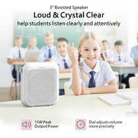 Amplificador de Voz Portátil con Altavoz, Micrófono Portátil con Amplificador de Voz y Altavoz, Mini Amplificadores para Profesores, Guías Turísticos, etc.