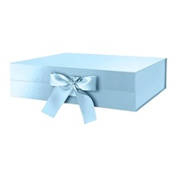 Boîte d'emballage en papier avec nœud papillon tendance, boîtes en papier personnalisées de haute qualité pour offrir des cadeaux et expédier des colis