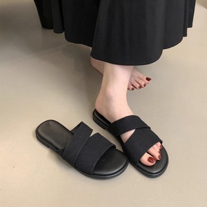 Flat-bottomed <b>sandals</b> 2025 new style simple and casual beach vacation <b>sandal</b> for beach lady's slippers - Product Image 6