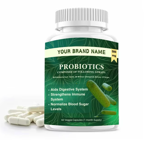 Cápsulas de Probióticos con Extracto de Plantas, Suplemento Natural de Bacterias Vivas para Uso Diario y Apoyo Digestivo - Product Image 3