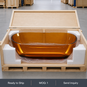 <span class=keywords><strong>Vasca</strong></span> <span class=keywords><strong>da</strong></span> <span class=keywords><strong>Bagno</strong></span> in Resina Cristallina Trasparente di Alta Qualità, Design Moderno con Varie Opzioni di Colore, Funzione Idromassaggio, Vendita all'Ingrosso - Product Image 6