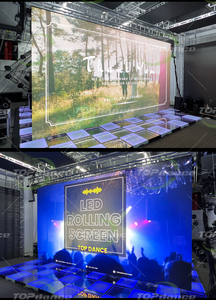 Pantalla LED Enrollable Publicitaria, Pantalla LED Flexible y Plegable, Pantalla de Video LED Enrollable - Product Image 5