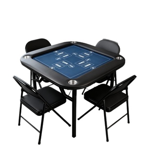 Table de jeu portable pliable sans installation, idéale pour le poker, pour salon moderne – Offre spéciale - Product Image 4