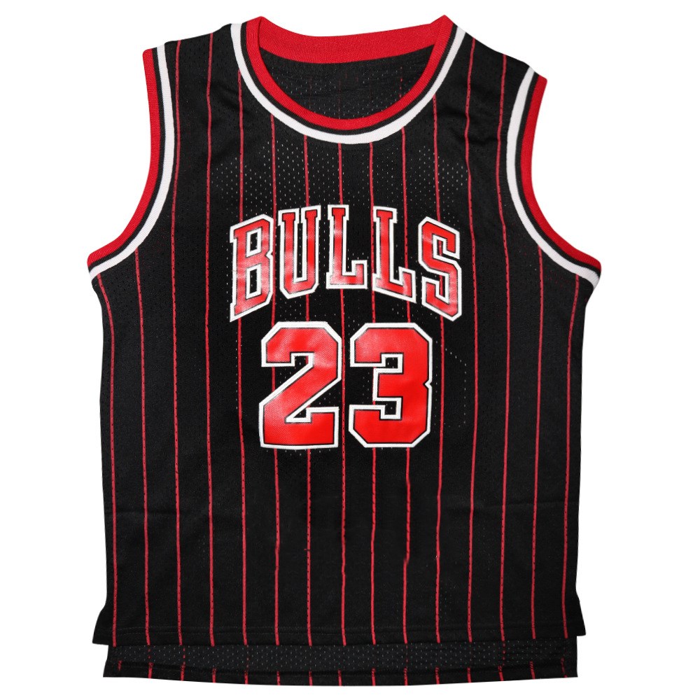 Детская одежда, оптовая продажа, Детские майки bulls, высококачественные сшитые баскетбольные майки