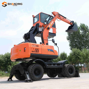 รถขุดขนาดเล็ก SHANDING EPA EURO 5 แบบมีล้อ พร้อมเครื่องยนต์และมอเตอร์ที่ปรับแต่งได้ รถขุดขนาดเล็กน้ำหนักเบา - Product Image 3