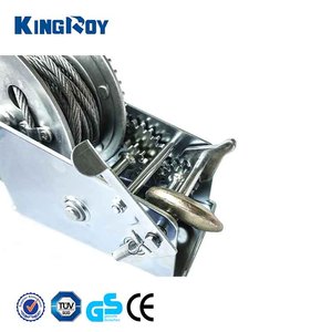 Portable Steel Hand Winch with Steel Wire Rope 10m Lifting Height Sliding Track Mounting for Truck & <b>ATV</b>/<b>UTV</b> Use - Product Image 5