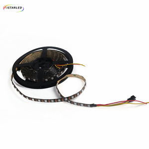 Bande lumineuse <span class=keywords><strong>LED</strong></span> <span class=keywords><strong>RGB</strong></span> programmable intelligente Neo WS2812B de haute qualité 5V Classic, SK6812 WS2812, 60 <span class=keywords><strong>LED</strong></span> par bande - Product Image 2