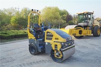 Compacteur d'asphalte miniature 3 tonnes XD120SVT 24,6 kW Compacteur à double tambour Rouleau vibratoire pour route