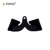 Accessoires de musculation TOPKO, plaque en acier de haute qualité, barre de traction, poignées de traction, poignées magnétiques portables pour étirements du dos